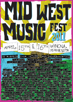 Mid West Music Fest 2011 poster
